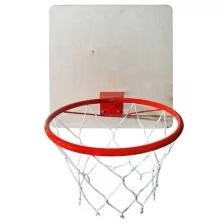 Кольцо баскетбольное КМС с сеткой d=380 мм