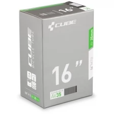 Камера CUBE 16" х 1,75-2,125 Junior/MTB, Schrader 35мм, 57-305