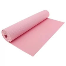 Коврик для йоги 173 x 61 x 0,5 см, цвет розовый