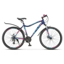 Велосипед 26" Stels Miss-6100 MD, V030, цвет тёмно-синий, размер рамы 19"