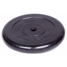 Диск MB BARBELL d 26 мм обрезиненный, чёрный 10,0 кг Atlet