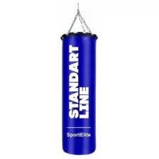 Мешок боксерский SportElite Standart line, 100 см, d 30, 35 кг, синий