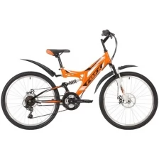 Велосипед 24" Foxx Freelander, цвет оранжевый, размер рамы 14"