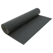 Коврик для йоги 173 x 61 x 0,5 см, цвет чёрный