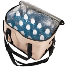 Термо-сумка, 12 литров AvtoTink, цвет: бежевый