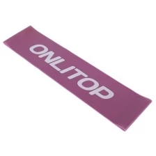 ONLITOP Фитнес-резинка 30,5 х 7,6 х 0,7 см, нагрузка до 6 кг, цвет фиолетовый