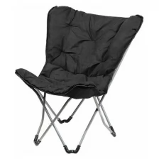 Кресло складное 62х80х77 см, Элит, черное, 110 кг, Y6-1983