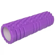 Роллер для йоги 45 х 14 см, массажный, цвет фиолетовый 3551195
