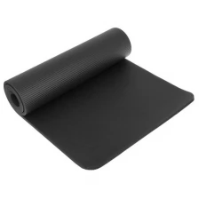 Коврик для йоги 183 x 61 x 1,5 см, цвет чёрный