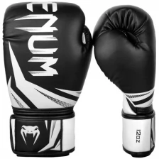 Боксерские перчатки Venum Challenger 3.0 Boxing Gloves-Black/White 10 унций