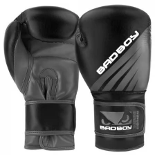 Боксерские перчатки Bad Boy Training Series Impact Boxing Gloves - Black/Grey 16 унций