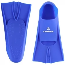 Ласты укороченные силиконовые Larsen 6975 тем.синий 39-41