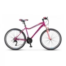 Велосипед 26" Stels Miss-5000 V, V050, цвет фиолетовый/розовый, размер 18" 7986821