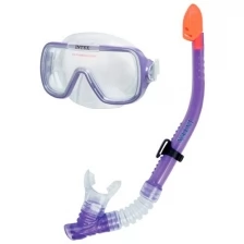 Набор для плавания (маска,трубка) Intex 55647 "Wave Rider Swim Set" 8+