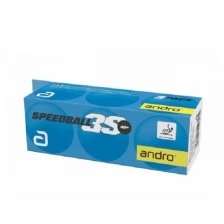 Мячи для настольного тенниса ANDRO 3* Speedball-3S 40+ Plastic ABS x3 White