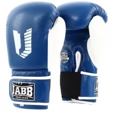 Перчатки бокс.(иск.кожа) Jabb JE-4056/Eu 56 синий/белый 10ун.