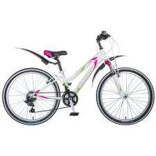 Подростковый горный (MTB) велосипед Stinger Latina 24 (2018) рама 14" Розовый