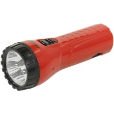 Аккумуляторный светодиодный фонарь 4 LED с прямой зарядкой Smartbuy, красный (SBF-93-R)/160