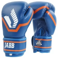 Перчатки бокс.(иск.кожа) Jabb JE-2015/Basic 25 синий 12ун.