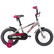 Детский велосипед NOVATRACK Lumen 14 Серебристый (2019)