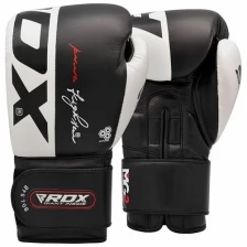 Боксерские перчатки RDX LEATHER S4 BLACK