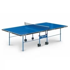 Теннисный стол Start Line Game Outdoor всепогодный для улицы (встроенная сетка, цвет синий)