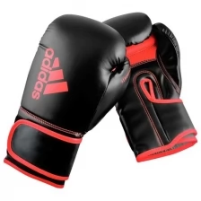 Перчатки боксерские Hybrid 80 черно-красные (вес 10 унций)
