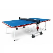 Теннисный стол Start Line Compact Expert Indoor для помещений (встроенная сетка, цвет синий)