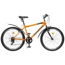 Велосипед подростковый PROGRESS 26" Crank Rus, оранжевый, размер 17"