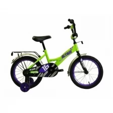 Велосипед Altair Kids 16 2021 ярко-зеленый/фиолетовый