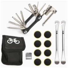 Набор инструментов Grand Price для ремонта велосипедных шин, в сумке, черный
