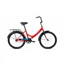 Altair Велосипед 24" Altair City, 2022, цвет красный/голубой, размер 16"