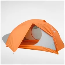 Палатка одноместная ультралегкая с алюминиевым каркасом 1,9 кг, цвет оранжевый