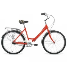 Велосипед 26" Forward Sevilla 3.0, 2022, цвет красный матовый/белый, размер 18,5" 9176360