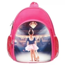 Рюкзак для гимнастики, ткань п/э, цвет розовый, 201-006