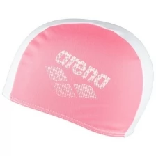 Шапочка для плавания детская ARENA Polyester II Jr, розово-белый, полиэстер, 3 панели, 002468910