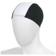 Шапочка для плавания детская FASHY Polyester Cap, бело-черный, полиэстер