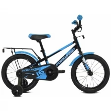 Велосипед детский Forward METEOR 14" (2020), 14" черный/синий