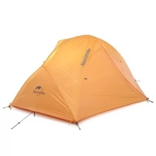 Палатка Naturehike Star-River 2 Updated NH17T012-T 210T сверхлегкая двухместная с ковриком, оранжевая, 6927595716519