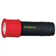 Ultraflash Led15001-a Светодиодный фонарь красный/черный .