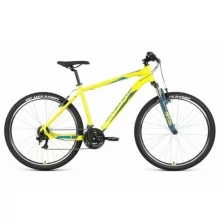Велосипед FORWARD Apache 27,5 1.2 -17"-22г. (желтый-зеленый)