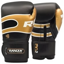 Боксерские перчатки RDX Boxing Gloves Pro S7 Black 10 унций