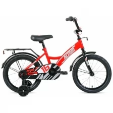 Велосипед ALTAIR KIDS 16" (2022) (Велосипед ALTAIR KIDS 16 (16" 1 ск.) 2022, красный/серебристый, IBK22AL16107)