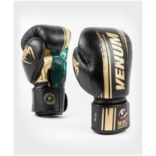 Боксерские перчатки Venum WBC Muay Thai Boxing Gloves Black/Green 12 унций