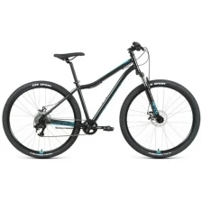 Велосипед 29" Forward Sporting 2.2 D, цвет ярко-зеленый/черный, размер рамы 21"./В упаковке шт: 1