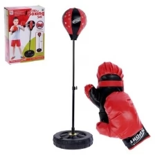 Набор для бокса "Профи": напольная груша, перчатки./В упаковке шт: 1