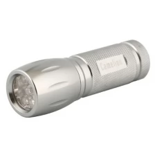 Camelion фонарь ручной LED5107-9 (3xR03 в компл.) 9светодиодн. 0.8W (35lm), титан/алюминий, BL (арт. 24645)