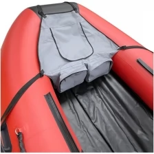 Средняя носовая сумка серая для лодки 3.3-3.9 м