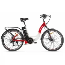 Электровелосипед Eltreco White (2022) (Красный)