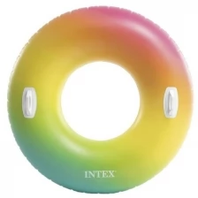 Надувной круг Intex Цветной Водоворот 122cm 58202